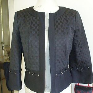 New Laudrew Black Suit Jacket